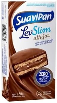Alfajor LevSlim Chocolate ao Leite 25G Suavipan - imagem 3