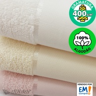 Toalha de Banho Bordável: Kit 3 Peças 100% Algodão - imagem 2