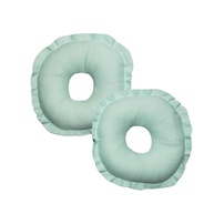 Kit 2 Rosquinhas De Amamentação Absorventes Seios Lavável 100% Algodão Tamanho:U;Cor:Verde - imagem 1
