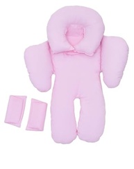 Redutor de Bebê Conforto Anatômico 100% Algodão Rosa: Conforto e Segurança para seu Bebê - imagem 3