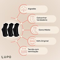 Meias Lupo Sport: Conforto e Performance em Algodão - imagem 2