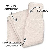 Meia Meião Térmica Cru: Conforto e Proteção em Algodão - imagem 1