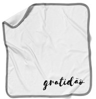 Mantinha Bebê Gratidão - Flufi Nine - Algodão Orgânico Personalizado - imagem 1