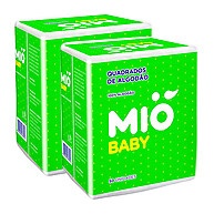 Algodão Mió Baby Quadrado: Kit com 100 Unidades - imagem 1