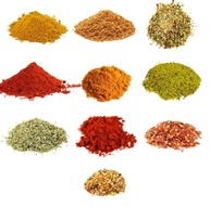 Kit 10 Temperos Condimentos - Açafrão, Alho frito, Chimichurri, Colorau, Curry, Edu Guedes, Lemon Pepper, Páprica Defumada, Orégano, Pimenta Calabresa - imagem 1