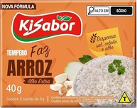 KiSabor, Faz Arroz com Alho Extra, 5 Sachês de 8 Gramas - imagem 1