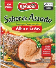 KiSabor, Tempero Sabor do Assado Alho e Ervas, 23 Gramas - imagem 1