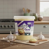 Alho 1Kg Triturado Tradicional Sem Sal Tempero Prático - imagem 3
