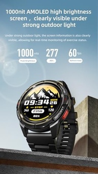 Mibro GS Active: Smartwatch GPS AMOLED 1000 Nits, 5ATM, 150 Modos Esportivos - Seu Aliado Fitness - imagem 3