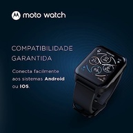Smartwatch Motorola Moto Watch 70 Preto: Seu Aliado Diário para Saúde e Conectividade - imagem 4