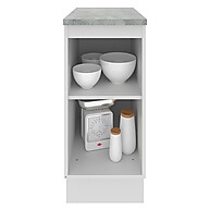 Balcão de Cozinha 35cm Branco Glamy Madesa: Seu Novo Aliado! - imagem 2