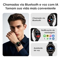 Aurafit Smartwatch AMOLED HD: Seu Aliado Inteligente para Saúde e Estilo - imagem 5
