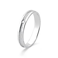 Aliança de Prata 925 com Zircônia – Elegância que Brilha - imagem 1