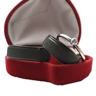Alianças de Aço Inox Preta: Amor Eterno! - imagem 1