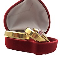 Alianças de Casamento/Noivado 6mm: Amor Eterno! - imagem 1