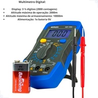 Kit Essencial Eletricista: Multímetro Digital, Alicate Amperímetro, Detector Tensão e Chaves Isoladas Profissional - imagem 5