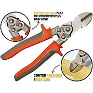 Alicate Corte Diagonal Bestfer 1/2" – Corte Sem Esforço - imagem 1
