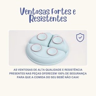 Kit Introdução Alimentação Bebê 6 Peças em Silicone com Ventosa – Colher, Garfo, Copinho e Pratinho Atóxicos, Sem Pontas, Livre de BPA - Qualidade Premium (Rosa Claro) - imagem 4