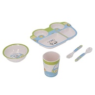 Conjunto de Alimentação Infantil com Tema Carro - Prato, Tigela, Copo, Garfo e Colher - imagem 4