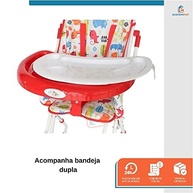 Cadeira de Alimentação Flash Baby Style Vermelha - Conforto e Segurança para Bebês - imagem 4
