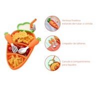 Kit Prato e Talheres de Silicone para Bebê - Seguro, Ergonômico e Ideal para Introdução Alimentar - imagem 5
