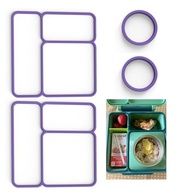 Pacote com 4 Gaxetas de Vedação para OmieBox – Tampa e Recipiente – Silicone Seguro Alimentar - imagem 2