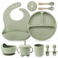 Kit Introdução Alimentar Bebê 8 Peças - Silicone Seguro, Ergonômico e Sem BPA - imagem 2