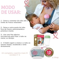 Conjunto para Relactação e Suplementação Alimentar 160ml com 10 Sondas Número 4 - Frasco Coletor Verde - imagem 4