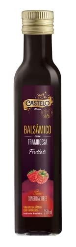 Castelo Alimentos, Vinagre Balsâmico com Framboesa Castelo Fruttati, 250ml, Pequeno - imagem 1