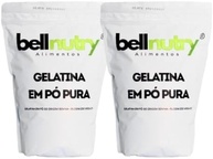 Gelatina Pura Natural Sem Sabor E Incolor 2kg Rica Em Proteina - Bellnutry Alimentos - imagem 3