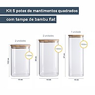 Potes Herméticos Oikos: Organize e Preserve Seus Alimentos! - imagem 2