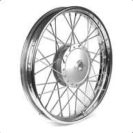Roda Dianteira YBR 125 Factor (00-08) Alinhada com Raio 4mm e Tambor - imagem 1
