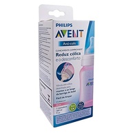 Mamadeira Anti-cólica Rosa 260ml Philips Avent - Alívio Natural para Cólicas - imagem 5