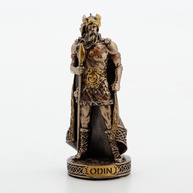 Odin All Father - Escultura de Resina Pintada à Mão | Decoração Nórdica Premium - imagem 1
