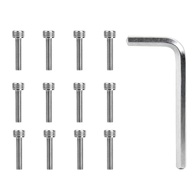 Kit 12 Parafusos Tampão Central Aço Inox + Chave Allen para Fuel Wheels 1001-63-B - imagem 1