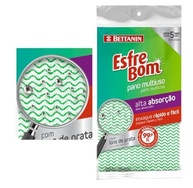 Pano Multiuso EsfreBom Almofada com Íons de Prata - 5 Unidades | Alta Absorção e Antibacteriana - imagem 3