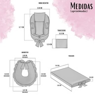 Ninho Redutor Multifuncional com Almofada de Amamentação e Trocador Impermeável - SAL ROSA - imagem 2