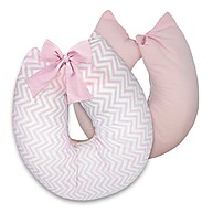 Almofada de Amamentação Rosa: Conforto para Você e Seu Bebê 💖 - imagem 1