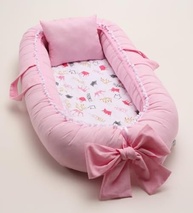 Kit Almofada de Amamentação + Ninho Redutor de Berço Princess - Conforto e Segurança para Bebê - imagem 3