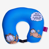 Almofada de Pescoço Garfield: Conforto Divertido! - imagem 1