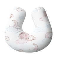 Almofada de Amamentação Ergonômica Estrela e Lua Baby - Conforto e Suporte Antialérgico para Mães e Bebês - imagem 1