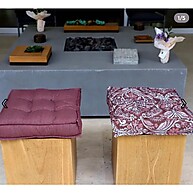 Almofada Futon 60x45: Conforto e Estilo para Seu Sofá - imagem 1