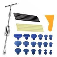 Kit de Reparo de Amassados para Carro - Barra T Ajustável 2 em 1 com Almofadas e Bastões de Cola - imagem 1