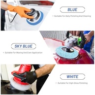 DF DUALFERV Almofadas de Polimento para Carro - 30 Peças, Microfibra e Lã, Laváveis e Reutilizáveis - imagem 4