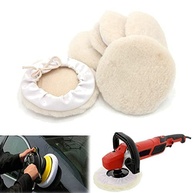 Kit com 6 Almofadas de Polimento 7 Polegadas - Lã Macia para Buffer e Enceramento de Carro - imagem 4