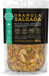 Granola Salgada Vegana Alquimya dos Cereais 180g - imagem 1