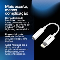 Adaptador Lightning para P2 3.5mm: Som de Alta Qualidade para seu iPhone/iPad - imagem 3