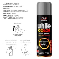 Kit 4 Tintas Spray Alta Temperatura Prata: Renove Rodas, Escapamentos e Mais! - imagem 3