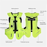 Colete Airbag Moto Alta Visibilidade: Segurança e Conforto para Motociclistas | Ajustável - imagem 5