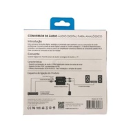 Conversor Áudio Digital Óptico/Coaxial para Analógico RCA: Som de Alta Qualidade! - imagem 5